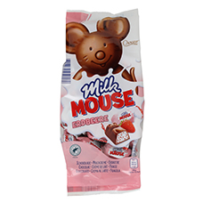 CHOCEUR Schokoladen-Milch-Mäuse, Erdbeere