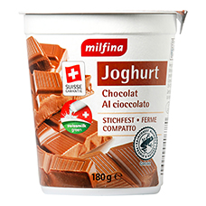MILFINA Joghurt Stichfest, Chocolat