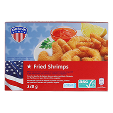 AMERICAN Fried Shrimps mit Sauce