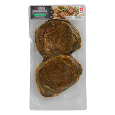 BBQ Schweins-Hohrücken-Steak, Kräuter