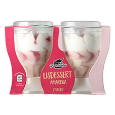 GRANDESSA Glacedesserts Amarena, 2er-Pack