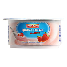 MILFINA Quark Creme, Erdbeere