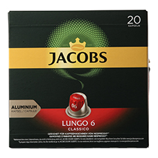 JACOBS Kaffeekapseln Lungo 6, Classico