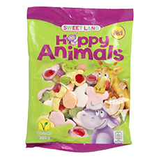 SWEETLAND Fruchtgummi, Happy Animals
