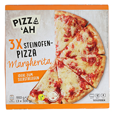 PIZZ'AH Steinofen-Pizza Margherita