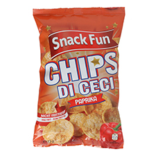 SNACK FUN Chips di Ceci, Paprika