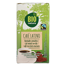 BIO NATURA Fairtrade Kaffee gemahlen