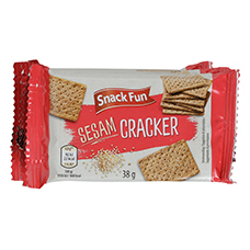 SNACK FUN Cracker Sesam, 5er-Pack