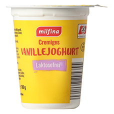 MILFINA Joghurt laktosefrei, Vanille