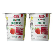RETOUR AUX SOURCES BIO Yogurt alla frutta, fragola, confezione da 2