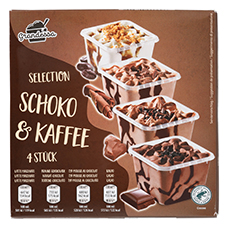 GRANDESSA Glacébecher Selection, Schokolade & Kaffee