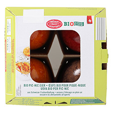 RETOUR AUX SOURCES BIO Schweizer Pic Nic Freilandeier, 4er-Pack