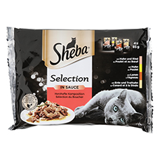 SHEBA Selezione con salsa, mix gustoso