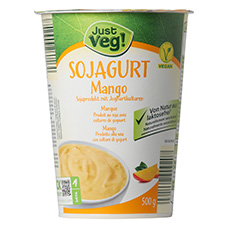 JUST VEG! Sojagurt Frucht, Mango
