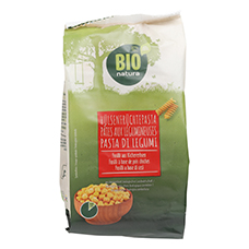 BIO NATURA Organic Vegetable Pasta, Fusilli aus Kichererbsen