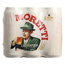 Birra Moretti 6er-Pack, 4.6 % Vol.