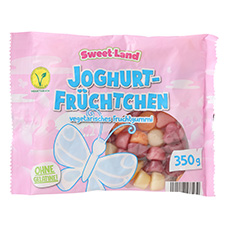 SWEET LAND Gommes fruitées, Yogourt