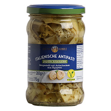 CUCINA NOBILE Italienische Antipasti, gegrillte Artischocken