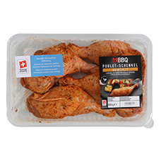 BBQ Poulet Schenkel, gewürzt