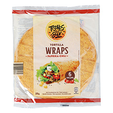 TESOROS DEL SUR Tortilla Wraps Mexico, Chili