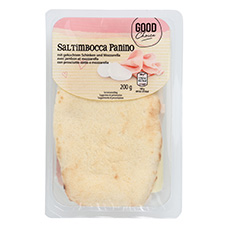GOOD CHOICE Saltimbocca Panino, Schinken mit Mozzarella