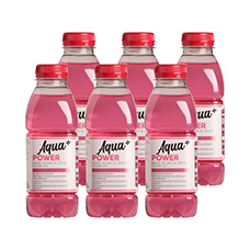 AQUA+ Vitaminwater Drachenfrucht, 6er-Pack