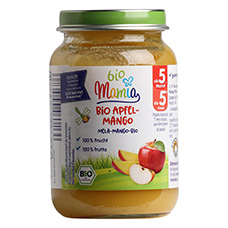 MAMIA BIO Alimenti per la prima infanzia, Mela e mango