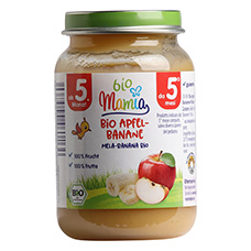 MAMIA BIO Alimenti per la prima infanzia, Mela-banana
