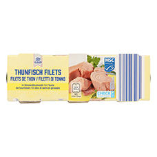 ALMARE SEAFOOD Mini Pack Thunfisch in Sonnenblumenöl, 3er-Pack