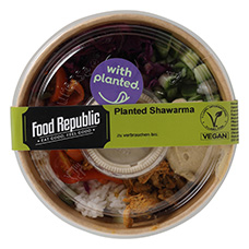 FOOD REPUBLIC Poke Bowl Vegan, Planted Shawarma