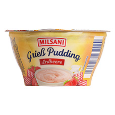 MILSANI Griess-Pudding, Erdbeere