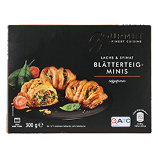 GOURMET Apéro Snacks Lachs & Spinat