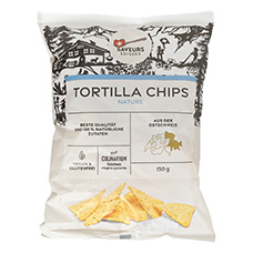 SAVEURS SUISSES Chips tortilla de Suisse orientale