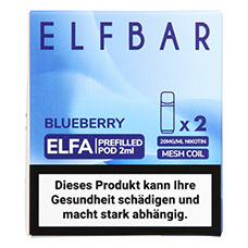 ELFBAR ELFA Pods 2ml, Blueberry