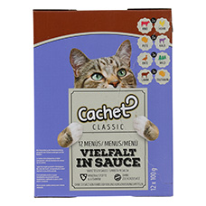 CACHET CLASSIC Katzenfutter Vielfalt, Fleischbox