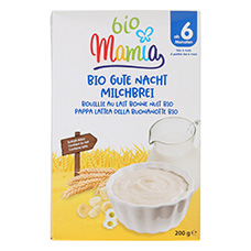 MAMIA BIO Pappa secca pappa lattea per la sera