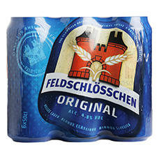 FELDSCHLÖSSCHEN Bier Original 6er-Pack, 4.8 % Vol.
