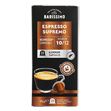 BARISSIMO Capsules de café en alu Espresso Supremo