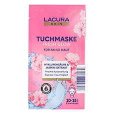 LACURA Tuchmaske, Fresh Glow