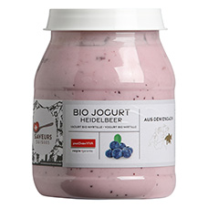 SAVEURS SUISSES BIO Yogurt dell’Engadina, mirtilli