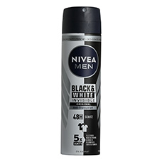 NIVEA Deo Spray, Black & White Male