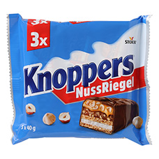 STORCK Knoppers Nussriegel, 3er-Pack