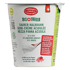 RETOUR AUX SOURCES BIO Saurer Halbrahm 15 % Fett