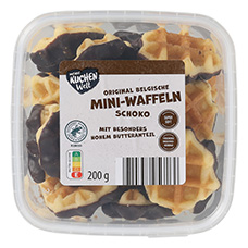 MEINE KUCHENWELT Mini waffle al burro cioccolato