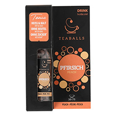 TEABALLS Tee ohne Beutel, Pfirsich