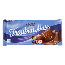 CHOCEUR Schokolade, Traube Nuss