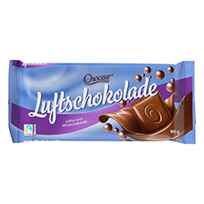 CHOCEUR Schokolade, «Luftschokolade»