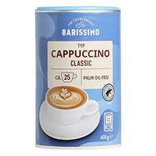 BARISSIMO Café soluble Cappuccino, classique