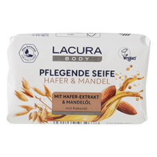 LACURA Seife Stück Hafer & Mandel