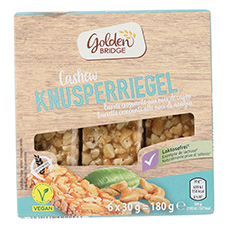 GOLDEN BRIDGE Riegel glutenfrei Cashew